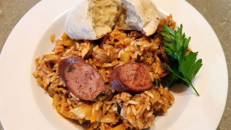 Easy One Pot Creole Jambalaya With Chicken And Andouille