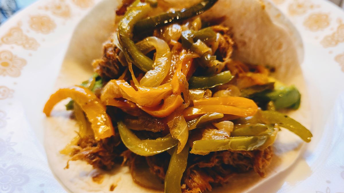 How To Cut Onions And Peppers Into Strips For Fajitas Inspired Homemaker