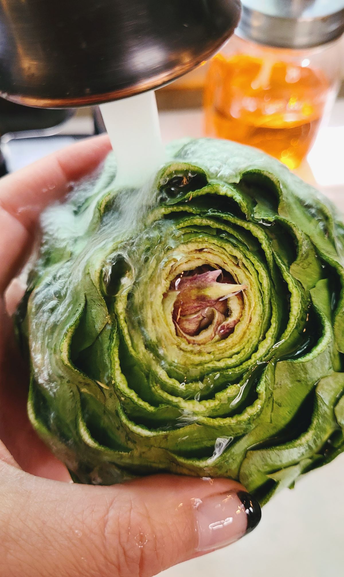 How To Cook And Eat Whole Artichokes By Boiling Them Inspired Homemaker