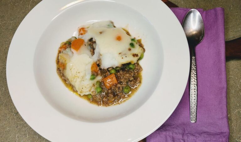 Easy Shepherd’s Pie with Real Or Instant Mashed Potatoes
