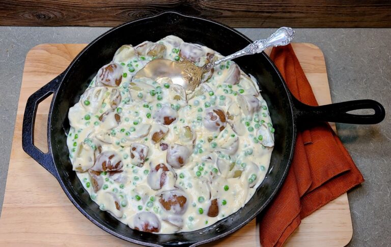 Old Fashioned Creamed Peas And New Potatoes Recipe