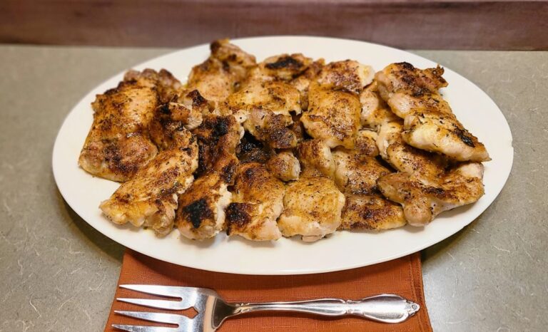 How To Perfectly Bake And Broil Boneless Chicken Thighs
